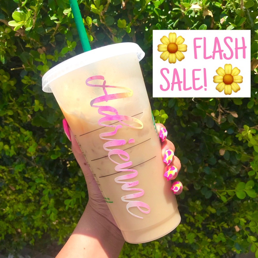 🌸 FLASH SALE 🌸 personalized Starbucks cup